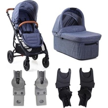 VALCO BABY kombinovaný Trend 4 Ultra Denim včetně adaptérů k autosedačce 2022