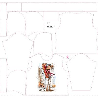 Takoy Panel se střihem 2XL dámská mikina funkční teplákovina horolezkyně