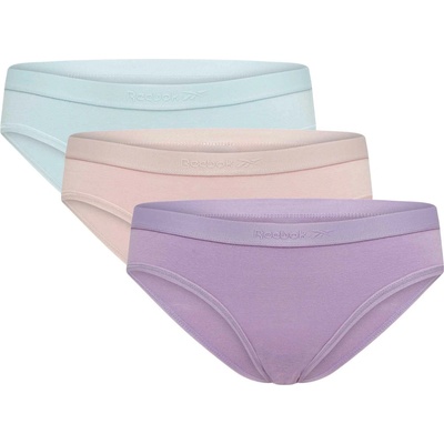 Reebok Dámske nohavičky DONA 3 PACK Fialová Ružová Tyrkysová