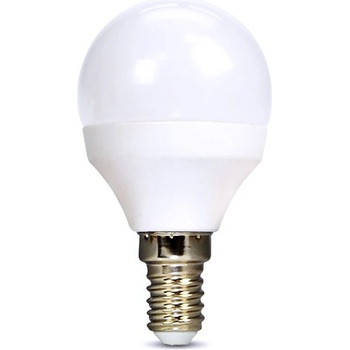 Solight LED žiarovka , miniglobe, 4W, E14, 3000K, 340lm, biele prevedenie