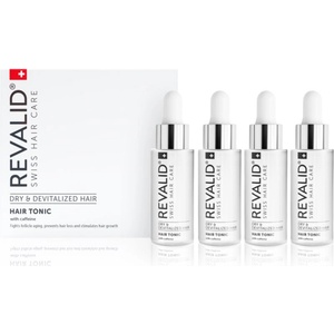 Revalid Hair Tonic енергизиращ тоник с кофеин за растеж на косата 4x30ml