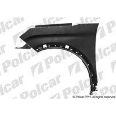 POLCAR Predný blatník 57X201-Q