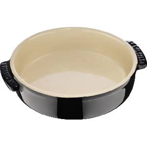 Le Creuset Чиния с разделения за сервиране на закуски Le Creuset 14 см черна (72102141400001)
