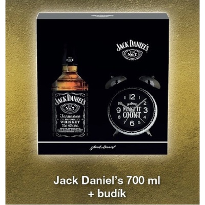 Jack Daniel's 40% 0,7 l (dárkové balení budík)