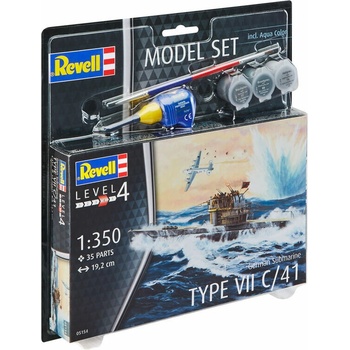 Revell Model set U Boot Type VII C 41 Kriegsmarine 65154 1:350