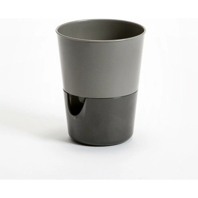 Plastia Samozavlažovací kvetináč Rosmarin sivá/antracit 11,2 cm