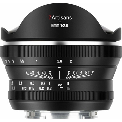 7ARTISANS 6 mm f/2 Fisheye ED pre Sony E (APS-C)