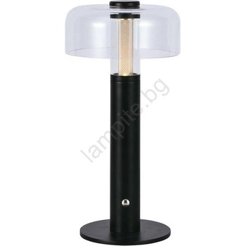 Image 1 of V-TAC LED регулируема презареждаема настолна лампа LED/1W/5V 3000K 1800 mAh черна (VT1327)