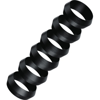 Kroužky Harrows Pyramid Black - 6ks