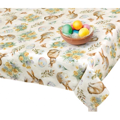Brotex Velikonoční ubrus zajíček v hrnečku 50x50cm