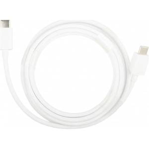 GOOGLE Оригинален USB-C към USB-C Кабел Google 3A-30W 3m, Бял (Bulk) (660982741836)