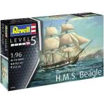 Revell Пластмасов модел Кораб 05458 - H. M. S. Beagle (1: 96)