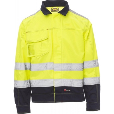 Payper bunda SAFE HI VI Žltá Fluo Námornícka Modrá