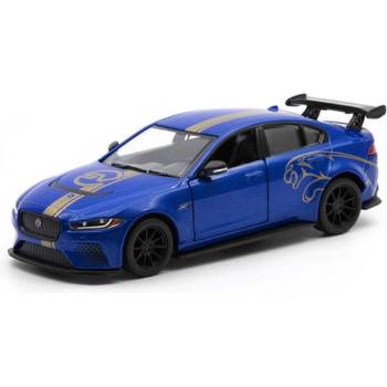 Kinsmart Метална количка Kinsmart - Jaguar XE SV Project 8 2018, 1: 36, синя (53092)
