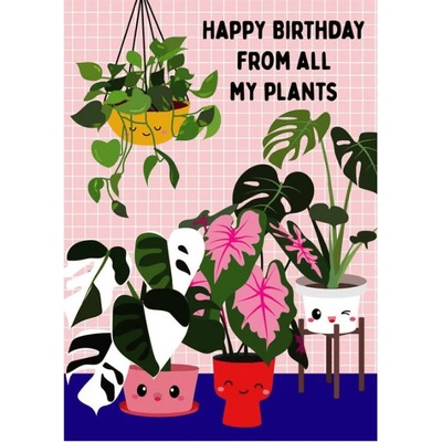 Studio Inktvis Blahopřání Happy Birthday, 1 ks