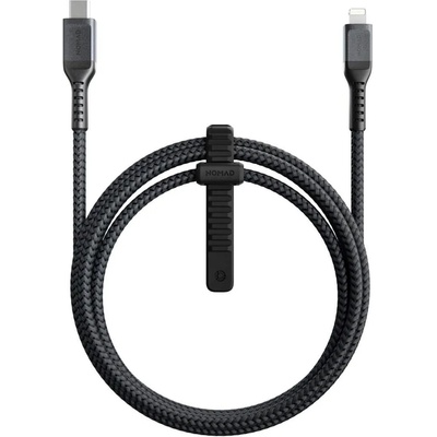 Nomad Kevlar USB-C to Lightning Cable - здрав кевларен кабел за устройства с Lightning порт (150 см) (черен)