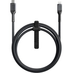 Nomad Kevlar USB-C to Lightning Cable - здрав кевларен кабел за устройства с Lightning порт (150 см) (черен)