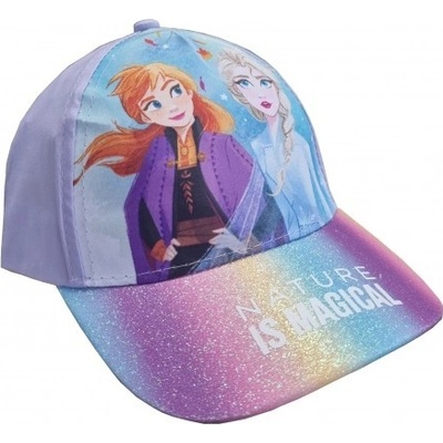 DIFUZED Dievčenská Ľadové kráľovstvo Frozen Elsa a Anna fialová