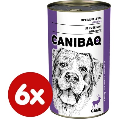 Canibaq Classic zverina 6 x 1250 g
