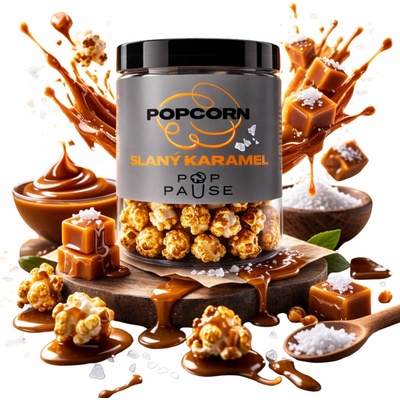 Pop Pause Popcorn Slaný Karamel 125 g