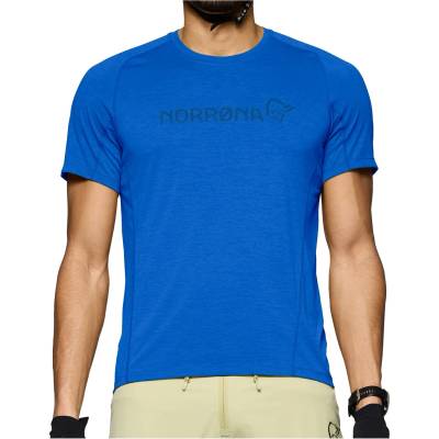 Norrøna Мъжка фланелка с къс ръкав за колоездене Norrøna Fjørå Equaliser Lightweight T-Shirt Sport shirt - Skydiver (056-3662-0513)
