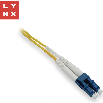 Lynx CS LX-DPX-LC-LC-OS2-15 LYNX CS duplexní patch SM OS2, LC/LC 9/125µm 15m