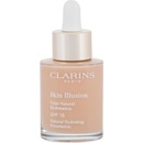 Clarins Face Make-up True Radiance rozjasňující hydratační make-up pro dokonalý vzhled SPF15 113 Chestnut 30 ml