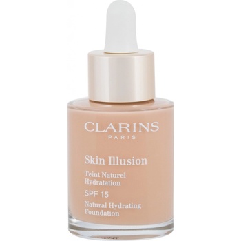 Clarins Face Make-up True Radiance rozjasňující hydratační make-up pro dokonalý vzhled SPF15 113 Chestnut 30 ml