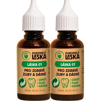 LÁSKA 01 Pro zdravé zuby a dásně psů 100 ml