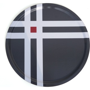 Born in Sweden Поднос за сервиране Cross Thick 31 см сив (7340307-1)