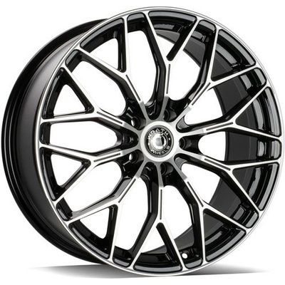 Wrath Wheels Wf-16 8x18 5x112 ET38 black polished