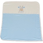 Cangaroo Бебешко одеяло Cangaroo - Mum's Giraffe, 90 х 100 cm, синьо (111711) - ozone