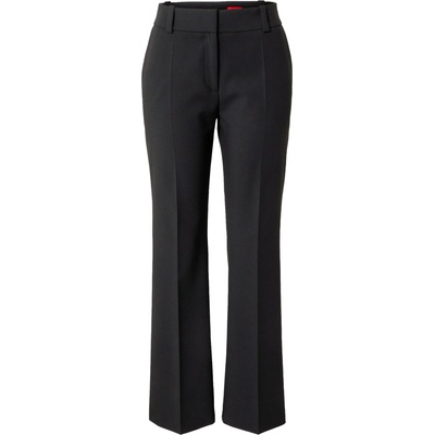 HUGO Панталон с ръб 'Hovani' черно, размер 44