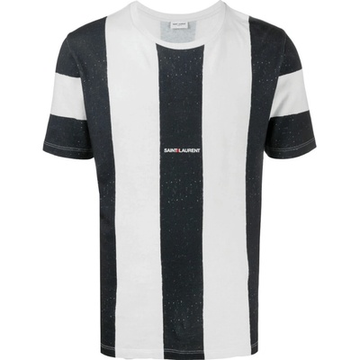 Saint Laurent Striped White