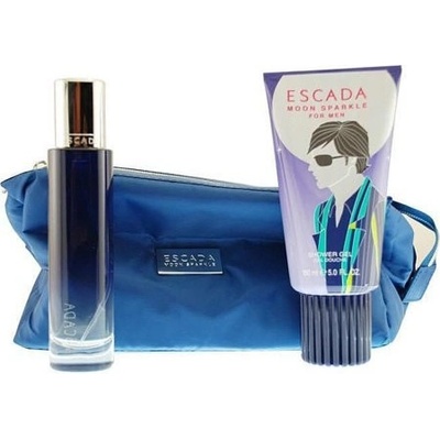 Escada Moon Sparkle Man EDT 50 ml + sprchový gél 150 ml + kozmetická taška darčeková sada