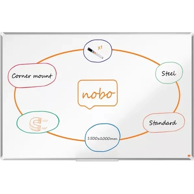 NOBO Premium Plus 150 × 100 cm, biela