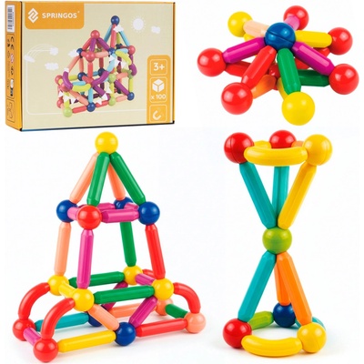 Springos Kg0051 магнитни блокове 100 бр (KG0051)
