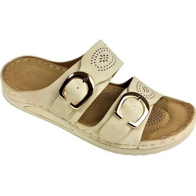 Comer dámske šlapky HS85 béž