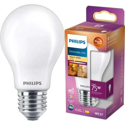 Philips Lighting 871951432403900 LED D A G E27 klasická žiarovka 7.9 W = 75 W teplá biela