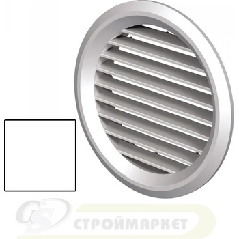 Image 1 of VENTS РЕШЕТКА mv 125bvs ф125/ф160 БЯЛА (30515)