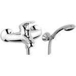 FERRO Metalia 57 - Смесител за баня с аксесоари, хром 57020, 0 (57020,0)