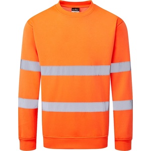 Portwest hi-vis essential es1 es303 / Мъжки светлоотразителен суичър - hv оранжев 5xl (es303orr5xl)
