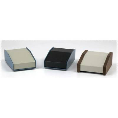 Hammond Electronics 1456KE3BKBU pultové pouzdro (d x š x v) 146 x 254 x 81 mm hliník modrá, černá 1 ks