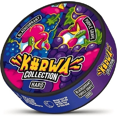 Kurwa Collection nikotinové sáčky blackcurrant purple grape 18 mg 20 sáčků – Zboží Dáma