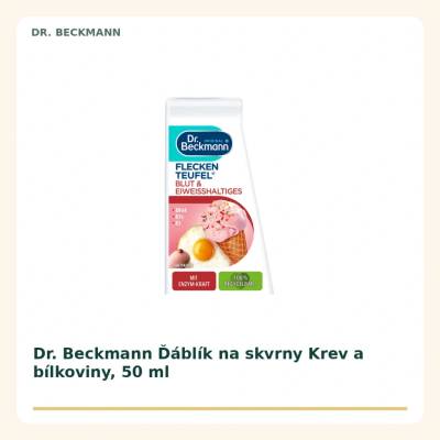 Dr. Beckmann Diablík na škvrny Krv a bielkoviny 50 ml