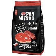 PAN MIĘSKO s hovězím a kozím masem pro střední plemena 3 kg