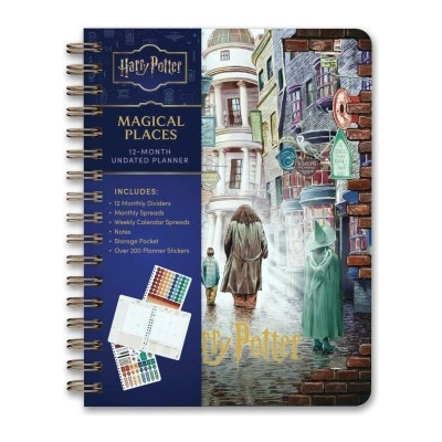 Insight Editions Harry Potter: Magical Places 12-Month Undated Planner | Insight Editions