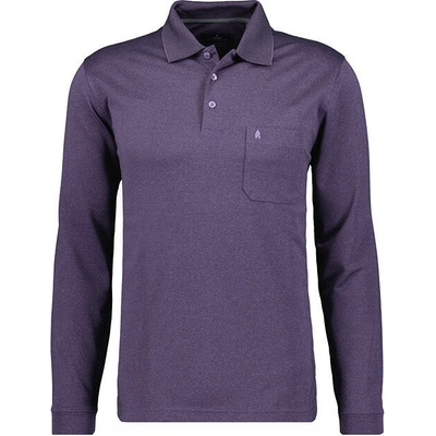 Ragman 5493691 042 polo LS fish net 042 VIOLET