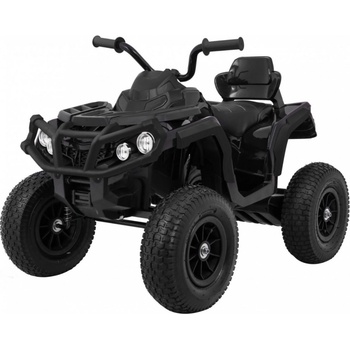 Mamido elektrická čtyřkolka ATV nafukovací kola černá