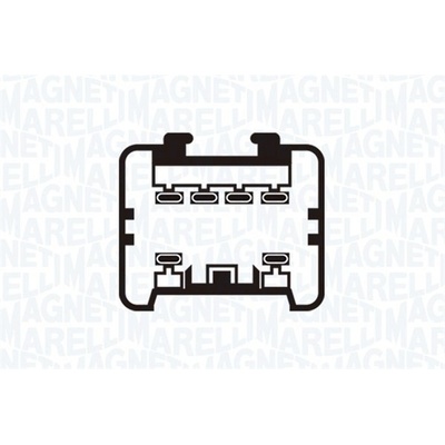 Mechanizmus zdvíhania okna MAGNETI MARELLI 350103170131